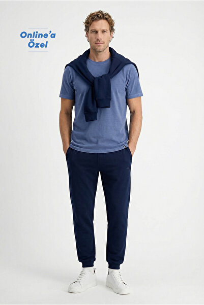 Kiğılı Beli Lastikli İpli Cepli Pamuklu Sweatpant / Eşofman Altı