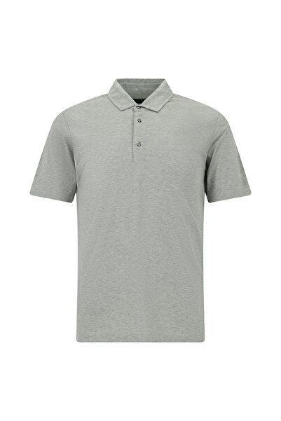 Abdullah Kiğılı Tricou Regular Fit bumbac cu guler polo mătase din amestec de...