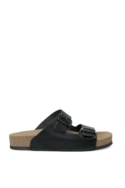 lumberjack Mendy Lth Black Men's Slippers