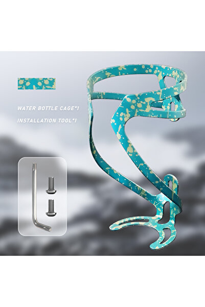 Choice B010 GY KRSEC Cycling Water Bottle Cage Polychromatic Bottle Bracket L...