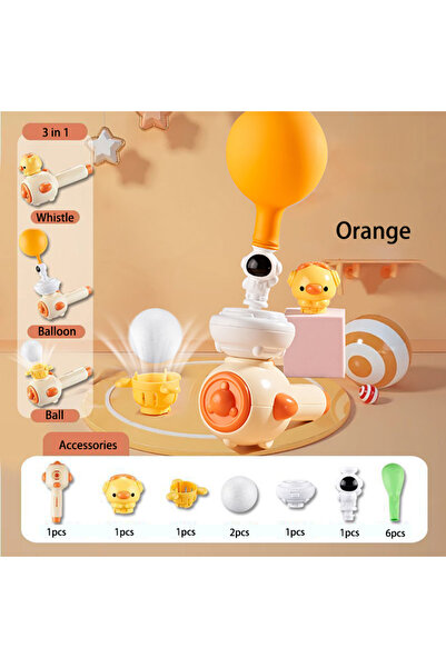 Choice1 orange 3 Style Montessori Toy Whistle Ball Blowing Floating Blow Pipe...