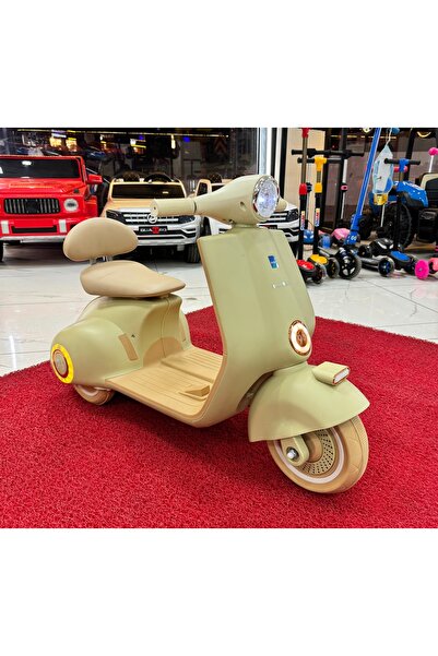 POYRAZ AKÜLÜ VESPA AKÜLÜ MOTOR 12V (kumandalı 2-5 yaş)