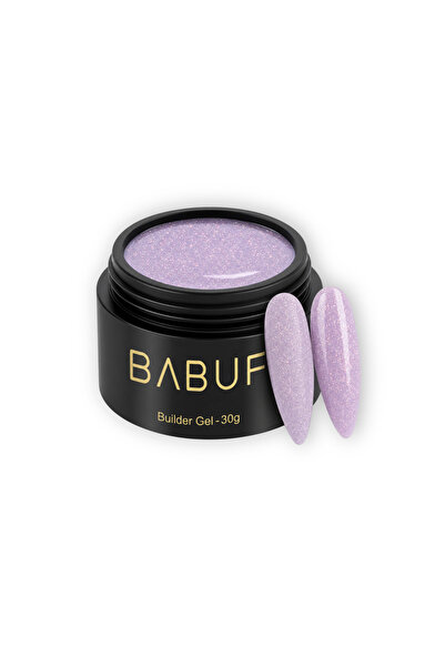 BABUF Gel de Construcție Autonivelant Lilac Glow BGG4 – Efect glow discret, c...