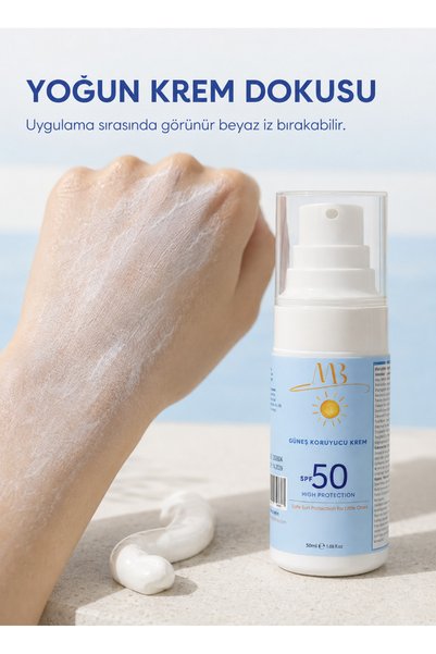 Minia Bahçe Bitki ve Sanat Atölyesi Sunscreen Cream Spf 50 – 50 ml |   High Protection for Face and Body