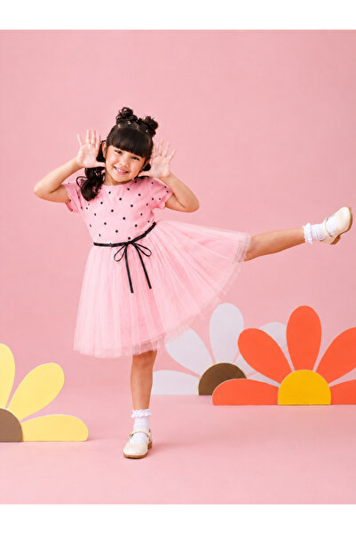Minimio Kids فستان بناتي مع تنورة