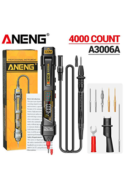 Choice ANENG A3006A Pro ANENG Digital Multimeter Test Pen 4000Counts AC/DC Vo...
