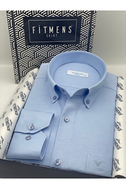 Fitmens Classic Long Sleeve Cotton Collared Buttoned Gift Boxed Easy-Iron Men...