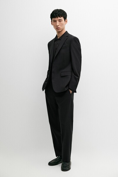 Massimo Dutti %100 serin yün takım ceket