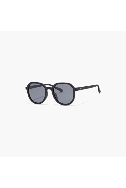 Babamio Kids Grey Lens 46 MM Hexagonal Sunglasses | BAB-000513-0107