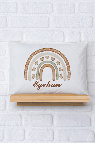 Pia Baby İsimli Erkek Bebek Yastık Kılıfı 35*45 cm %100 Pamuk İsme Özel