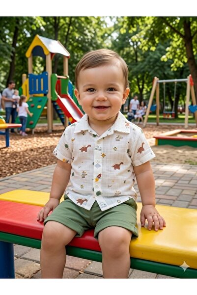 Ata kids Erkek Çocuk 2’li Şortlu Takım