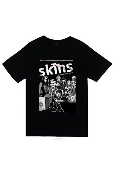 fame-stoned Skins - Σειρά - Μπλουζάκι Unisex με στάμπα ταινίας, 100% βαμβακερ...