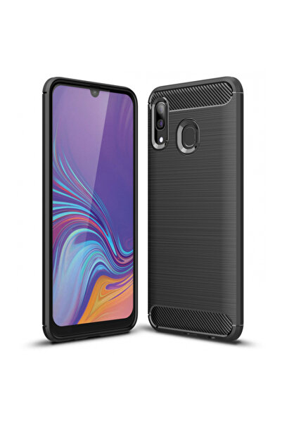 Stef's Cat Husa pentru Samsung Galaxy A40 A405, Forcell, Carbon, Neagra,