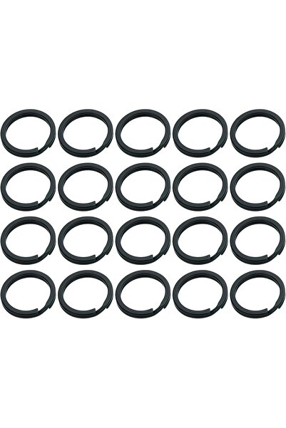 Other LEMLIN 20 Τεμάχια Κρίκοι Κλειδιών 25mm, Κρίκοι Διχαλωτοί από Ανοξείδωτο...