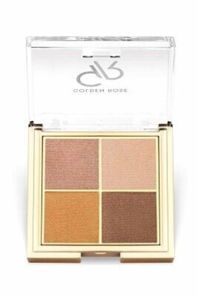 Golden Rose Quattro Eyeshadow Palette - 07 Bronze Vision - Dörtlü Far Paleti
