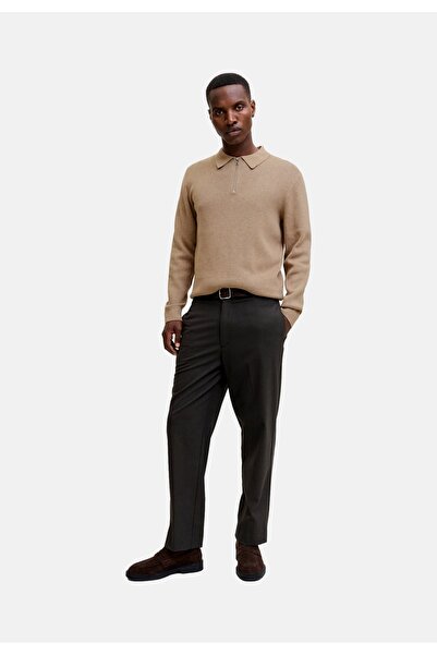 Jack & Jones Poloshirt Milano Langarmshirt mit Polokragen