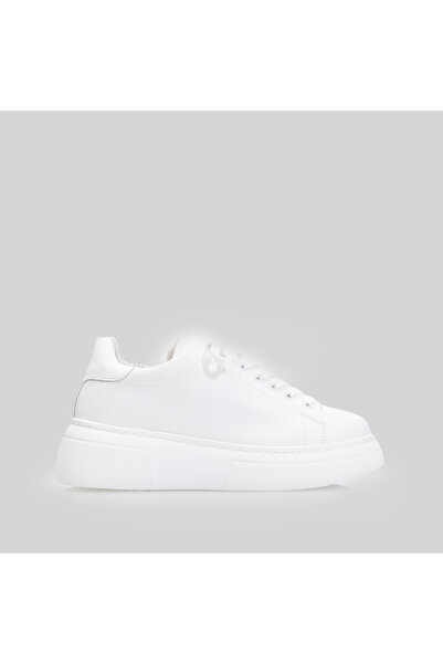 UrbanShoes Sneakers damă din piele naturală, Leofex - 314-1 Alb Box