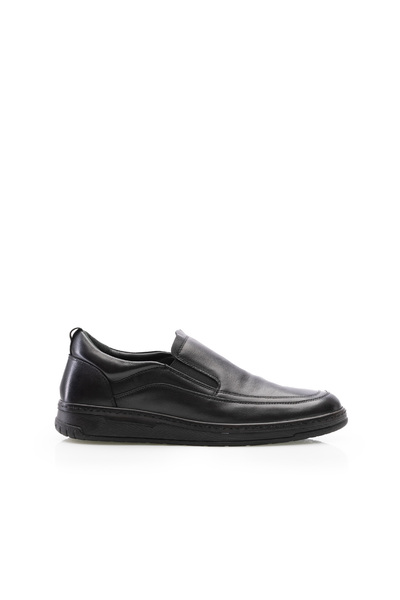 UrbanShoes Pantofi casual bărbați din piele naturală, Leofex - 728 Negru Box