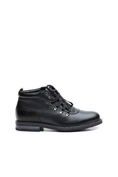 UrbanShoes Ghete barbati din piele naturala, Leofex - 957 Negru Box