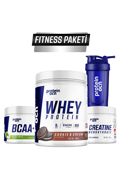 Proteinocean Fıtness Paketi -Cookie & Cream / Yeşil Elma