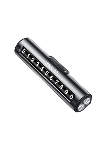 Yesido Parking Number (C202) - for Dashboard, Small Size, Number Hiding, Weat...