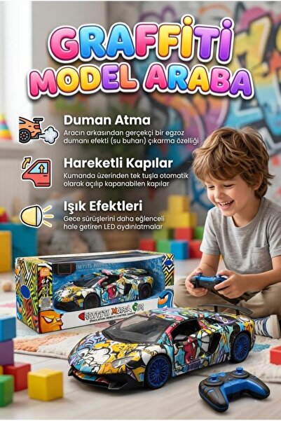 Tıfıl Toys Kumandalı ve Bilekten Kontrollü Işıklı Duman Atan Kapıları Açılan ...