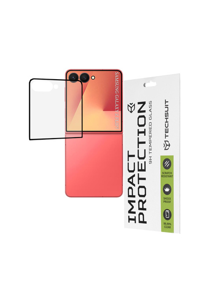 Evolium Защитно фолио за Samsung Galaxy Z Flip7, с цялостно залепване, против...