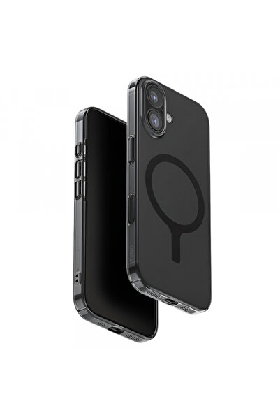 Stef's Cat Husa MagSafe pentru Apple iPhone 17, UNIQ, AirSuit MagClick, Neagra,