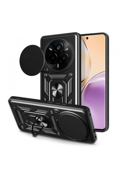 Stef's Cat Husa pentru Realme 14 Pro, Stef's Cat, CamShield, Neagra