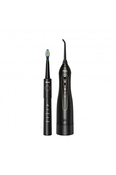 Bitvae Periuta De Dinti Electrica si Irigator Bucal E11 + F5020E, Neagra