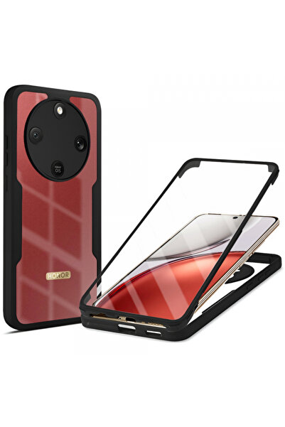 Techsuit Θήκη για Honor Magic8 Lite, Techsuit, ColorVerse 360, Μαύρη