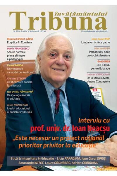 Editura Art Tribuna Învățământului. Revista de educație și cultură Nr. 40/202...
