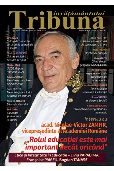 Editura Art Tribuna Învățământului. Revista de educație și cultură Nr. 51-52/...