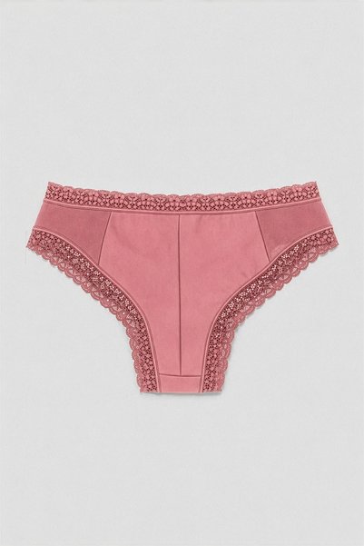 HNX Women's Lace and Tulle Detailed Micro Fabric Panties Hipster Slip |   Flexible Soft Daily Underwear