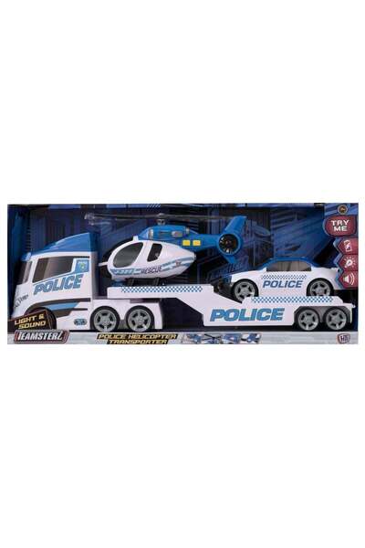 Teamsterz Transportator cu elicopter si masina, Teamsterz, Mighty Machines, P...