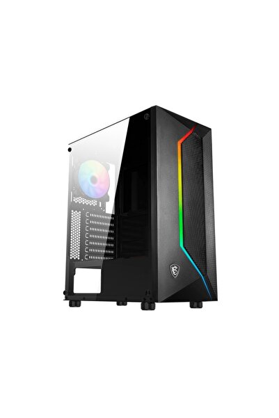 Universal علبة كمبيوتر للألعاب MSI MAG VAMPIRIC 100R من الزجاج المقوى مع إضاء...