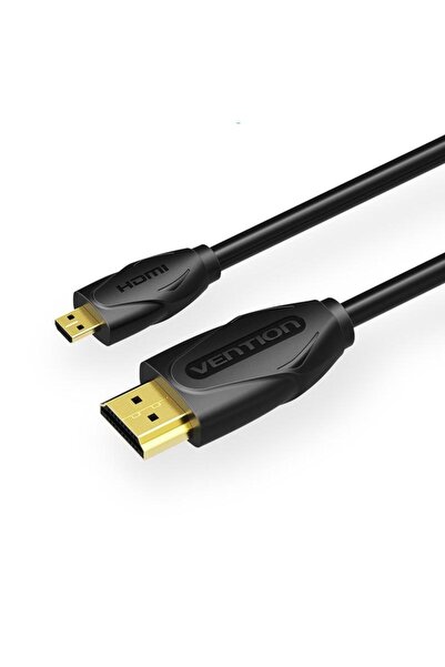 Vention Cablu Micro HDMI - HDMI Vention, Full HD 1080P si 3D, Placat cu aur, ...