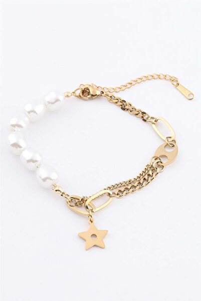 Bozhi Bracelet Stainless Steel Gold Elegant Gift