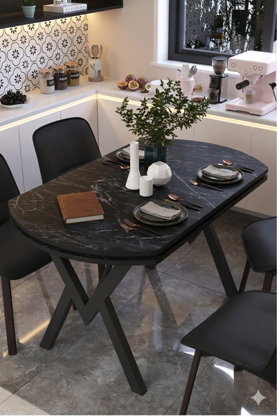 Aktehome Premium X Ayak MDF Mutfak Masası 70x120