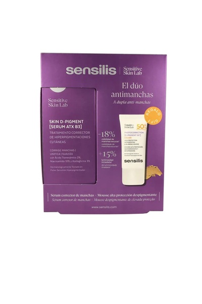 sensilis Set cosmetice pentru ten SKIN D-PIGMENT [SERUM ATX B3] 45 ml