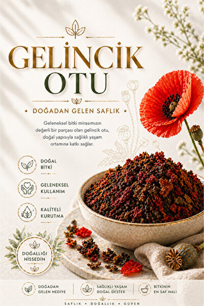Aktarzane Gelincik Otu Kurusu %100 Doğal – Katkısız Şifalı Bitki 250 gr
