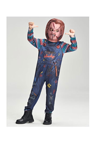 OEM Costum copii Chucky pentru Halloween, 4-6 ani, EU 116