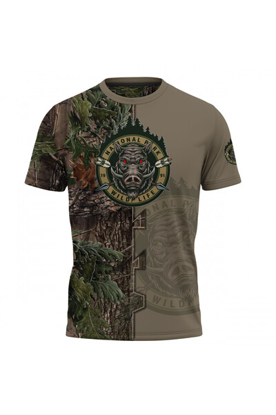 OEM Tricou barbati Mistreț , maneca scurta multicolor F062