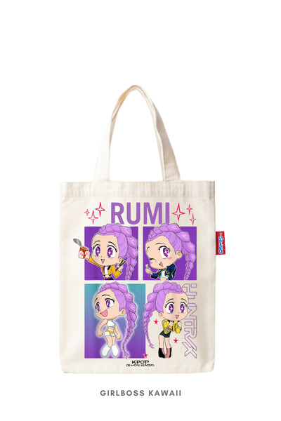 Girlboss Kawaii Rumi Mini Cloth Bag K-Pop Demon Hunters Huntrix