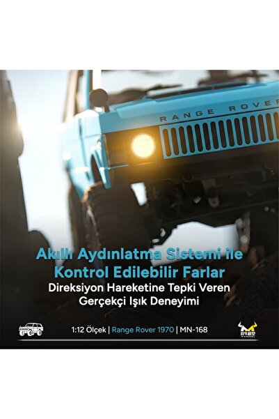 MN Model MN168 1/12 Range Rover Classic 1970 4WD Crawler Offroad Uzaktan Kumandalı Araba Arazi Aracı