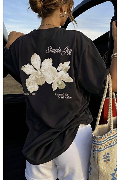 COHERENT Tricou unisex bărbați/femei SIMPLEJOY din bumbac supradimensionat cu...