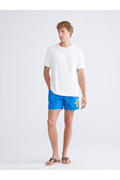 LC Waikiki Blue Short Size Men's Swim Shorts