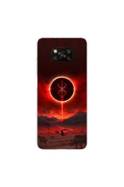PPKin Poco X3 Nfc Compatible Anime 2/1 Design Transparent Case