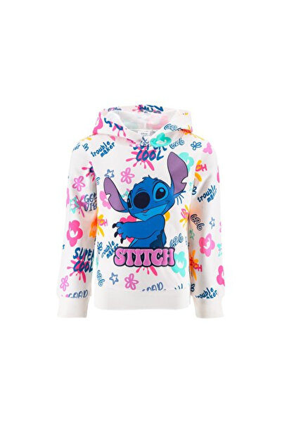 Lilo & Stitch Hanorac alb cu mânecă lungă