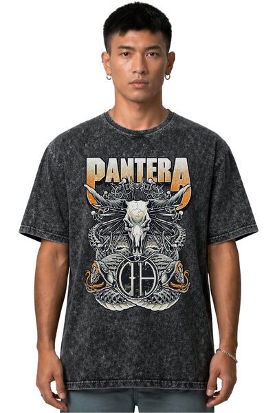 SEVBANO Pantera rok metal muzički bend unisex majica prethodno otisnuta, veli...